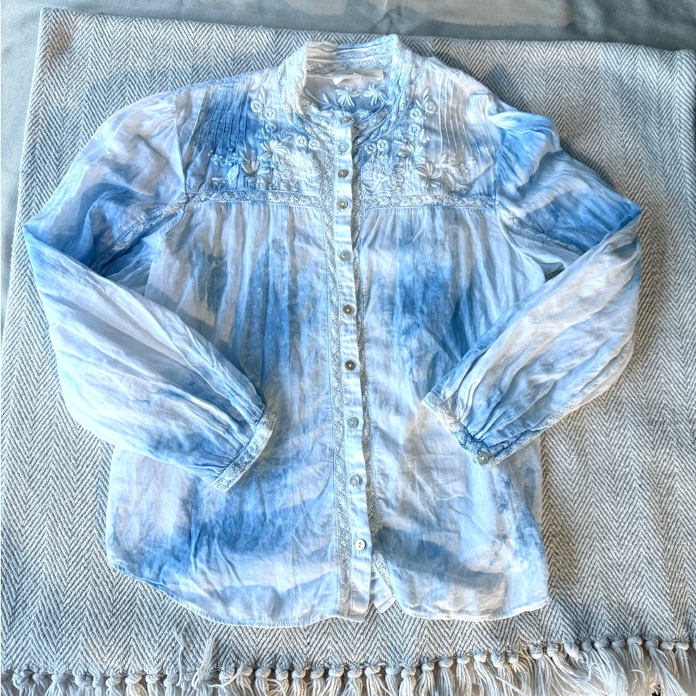 Love shack fancy Rhonda too in blue tie dye - Picture 3 of 9